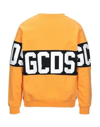 Shop Gcds Sweatshirt In Orange