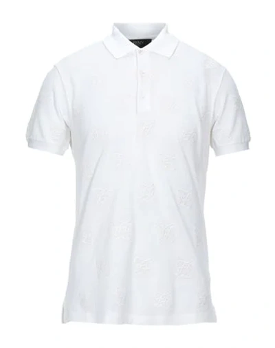 Shop Fendi Polo Shirts In Ivory