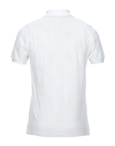 Shop Fendi Polo Shirts In Ivory