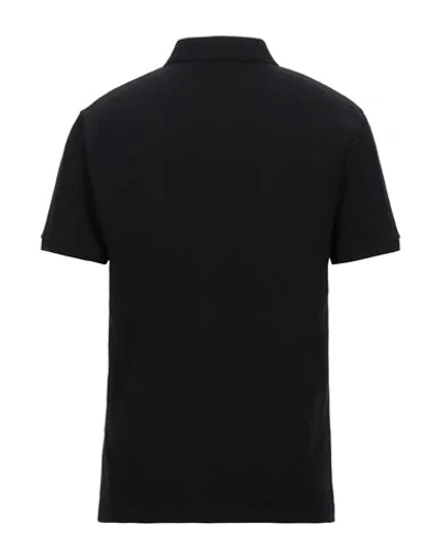Shop Valentino Garavani Man Polo Shirt Black Size Xs Cotton