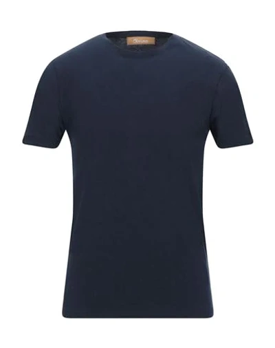 Shop Obvious Basic T-shirts In Dark Blue