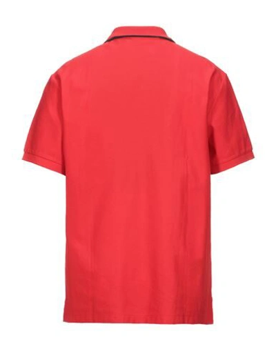 Shop Burberry Polo Shirt In Red