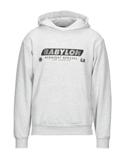 Shop Babylon La Sweatshirts In Light Grey