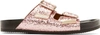 GIVENCHY Pink Glittered Sandals