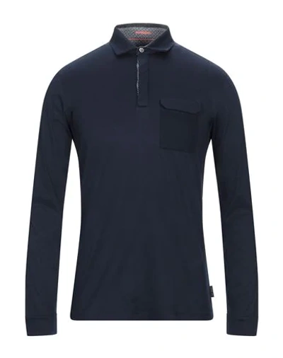 Shop Ted Baker Polo Shirt In Dark Blue