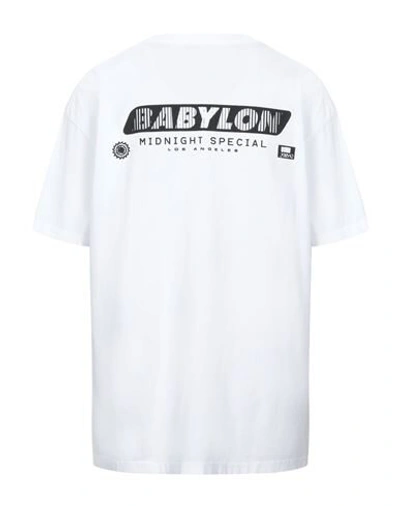 Shop Babylon La T-shirts In White