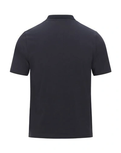 Shop Alpha Studio Polo Shirts In Dark Blue