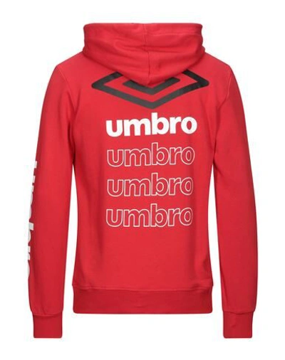 Shop Umbro Sweatshirts In Red