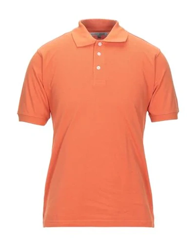 Shop Hardy Crobb's Polo Shirts In Orange