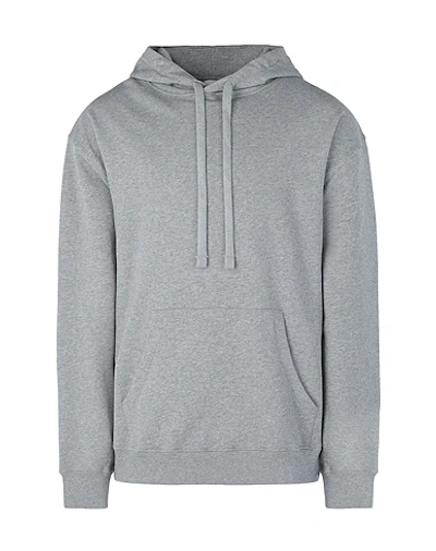 Shop 8 By Yoox Organic Cotton Jersey Essential Hoodie Man Sweatshirt Grey Size M Organic Cotton