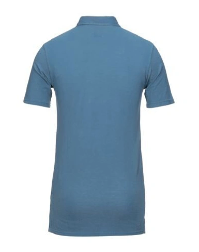 Shop Fedeli Polo Shirts In Pastel Blue