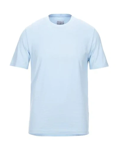 Shop Fedeli T-shirts In Sky Blue