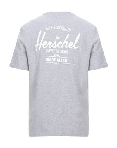 Shop Herschel Supply Co . Man T-shirt Grey Size 40 Cotton