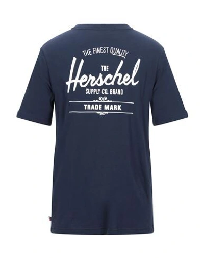 Shop Herschel Supply Co T-shirts In Dark Blue