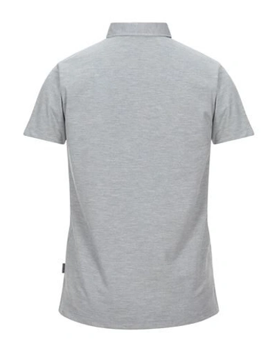 Shop Aquascutum Polo Shirts In Light Grey