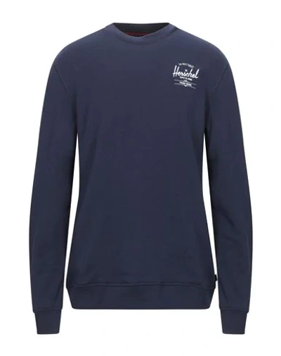 Shop Herschel Supply Co Sweatshirts In Dark Blue