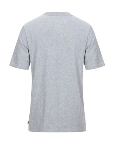 Shop Herschel Supply Co. Man T-shirt Grey Size 36 Cotton