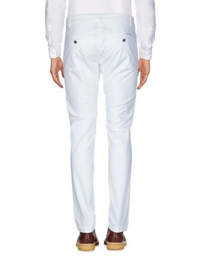 Shop Roy Rogers Casual Pants In Ivory