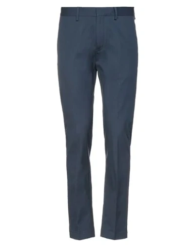 Shop Mauro Grifoni Casual Pants In Slate Blue