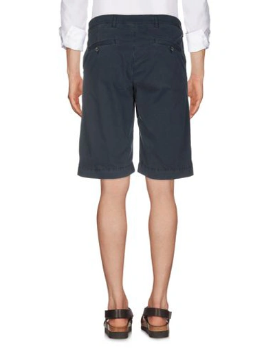 Shop 40weft Man Shorts & Bermuda Shorts Midnight Blue Size 26 Cotton