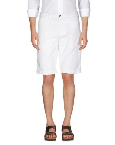 Shop 40weft Man Shorts & Bermuda Shorts White Size 26 Cotton