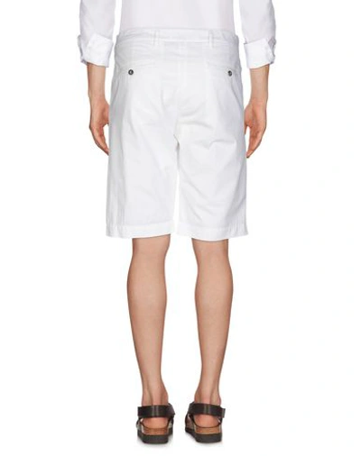 Shop 40weft Man Shorts & Bermuda Shorts White Size 26 Cotton