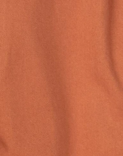 Shop Berwich Man Pants Rust Size 36 Cotton, Elastane In Red
