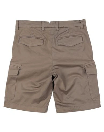 Shop Eleventy Man Shorts & Bermuda Shorts Sand Size 31 Cotton, Elastane In Beige