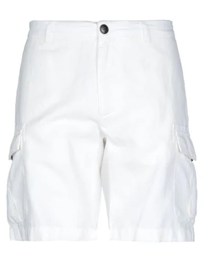 Shop Eleventy Shorts & Bermuda Shorts In White