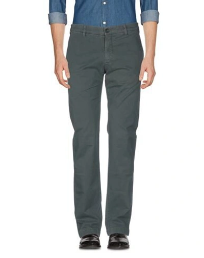 Shop Jeckerson Casual Pants In Military Green
