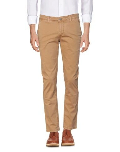 Shop 3d® Broken Left And Right Casual Pants In Camel