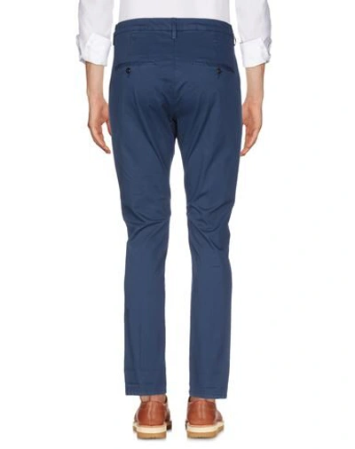 Shop Dondup Man Pants Blue Size 29 Cotton, Elastane