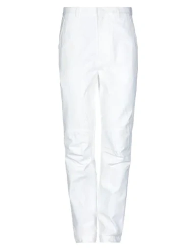 Shop Ambush Man Pants White Size 3 Cotton