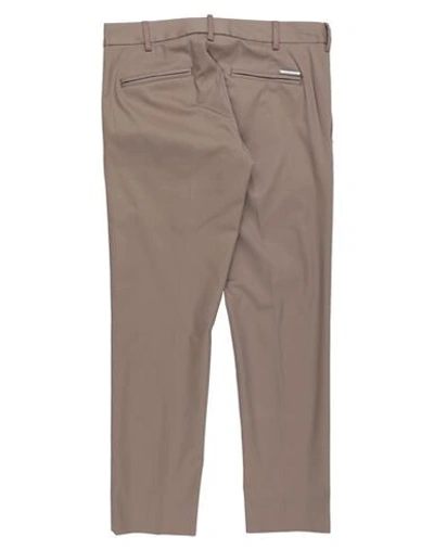 Shop Messagerie Man Pants Light Brown Size 36 Cotton, Elastane In Beige