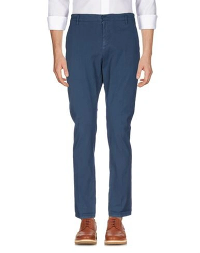 Shop Dondup Pants In Slate Blue