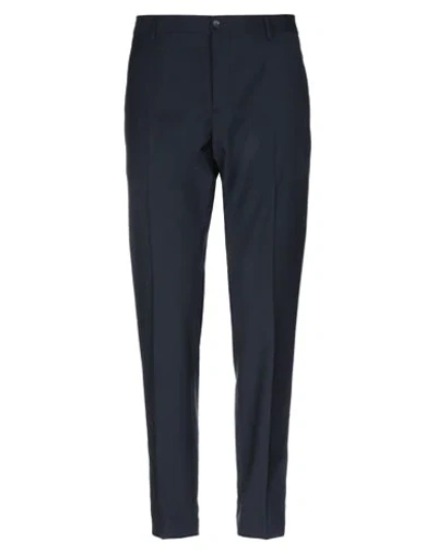 Shop Valentino Garavani Man Pants Midnight Blue Size 30 Wool, Mohair Wool, Polyester, Polyamide