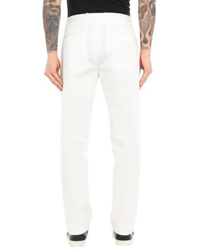 Shop Frankie Morello Man Pants White Size 28 Cotton