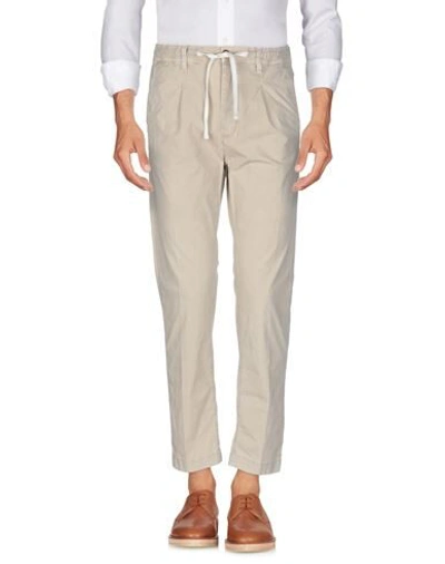 Shop Modfitters Man Pants Beige Size Xxl Cotton, Elastane