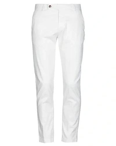 Shop Berwich Man Pants White Size 26 Cotton, Lyocell, Elastane