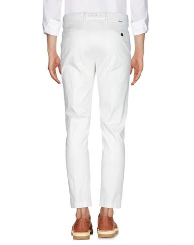 Shop Berwich Man Pants White Size 26 Cotton, Lyocell, Elastane