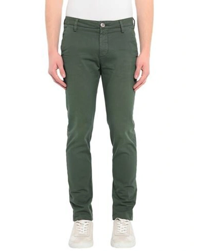 Shop Aglini Pants In Green