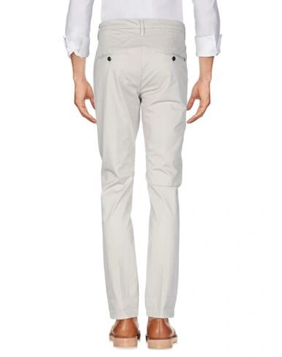 Shop Dondup Man Pants Beige Size 40 Cotton, Elastane