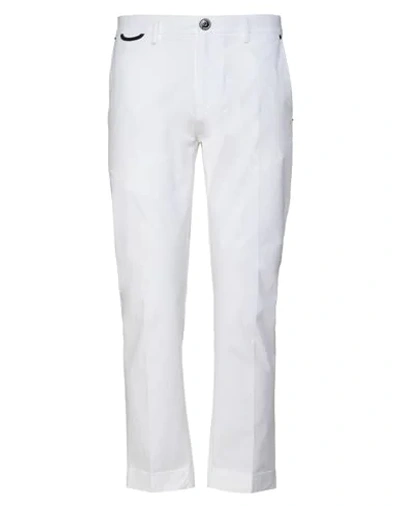 Shop Pmds Premium Mood Denim Superior Man Pants White Size 34 Cotton, Elastane