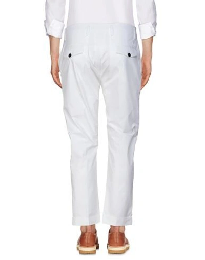 Shop Pmds Premium Mood Denim Superior Man Pants White Size 34 Cotton, Elastane