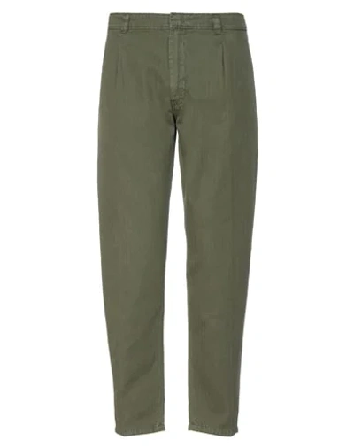 Shop Department 5 Man Pants Military Green Size 32 Cotton, Linen