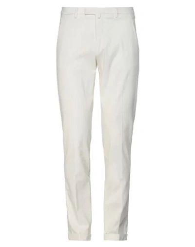 Shop Briglia 1949 Man Pants White Size 31 Cotton, Elastane