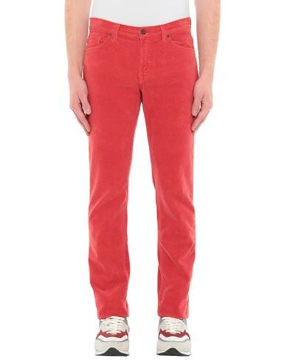 Shop Gant Pants In Red