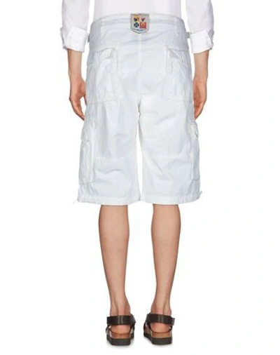 Shop Aeronautica Militare Bermudas In White