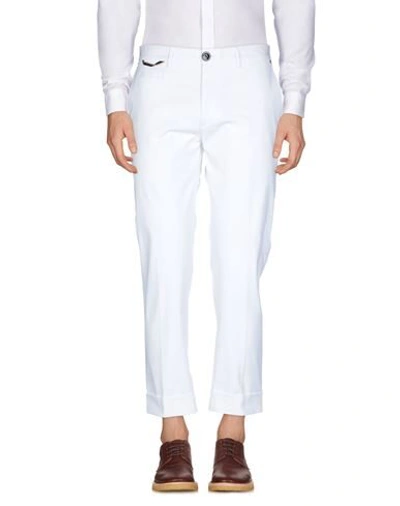 Shop Pmds Premium Mood Denim Superior Casual Pants In White