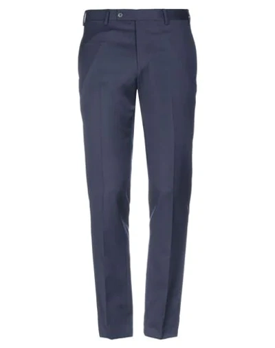 Shop Gabriele Pasini Casual Pants In Dark Blue